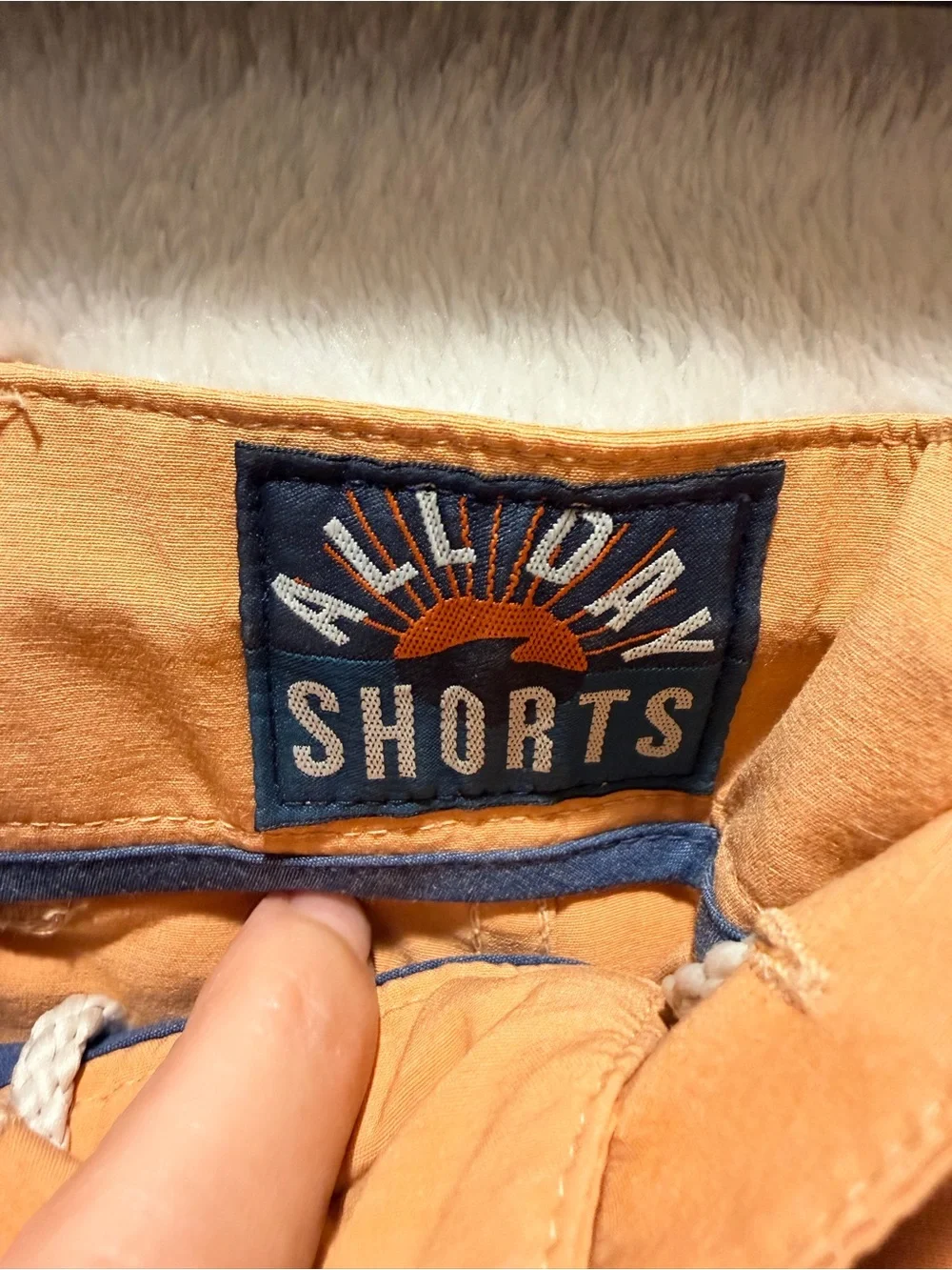 Faherty All Day Shorts Peach Stretch Performance Casual Travel Men 34 CMB3009
